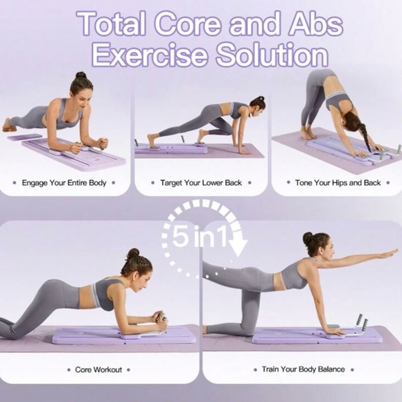 Purple Exercise Board with Handles - Picture 4 of 4